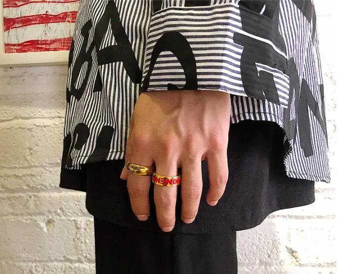 Red Letter Ring ArtsKoreanMan