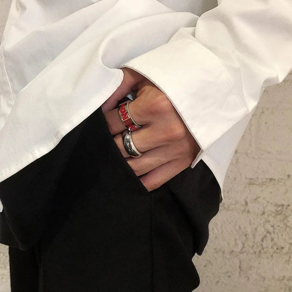 Red Letter Ring ArtsKoreanMan