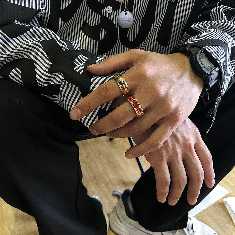 Red Letter Ring ArtsKoreanMan