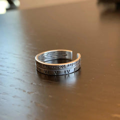 Roman Numerals Ring ArtsKoreanMan