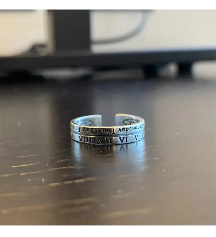 Roman Numerals Ring ArtsKoreanMan