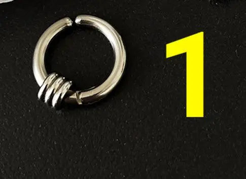 Round Hip-Hop Punk Earrings ArtsKoreanMan