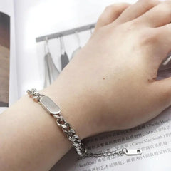 Round Square Plain Bracelet ArtsKoreanMan