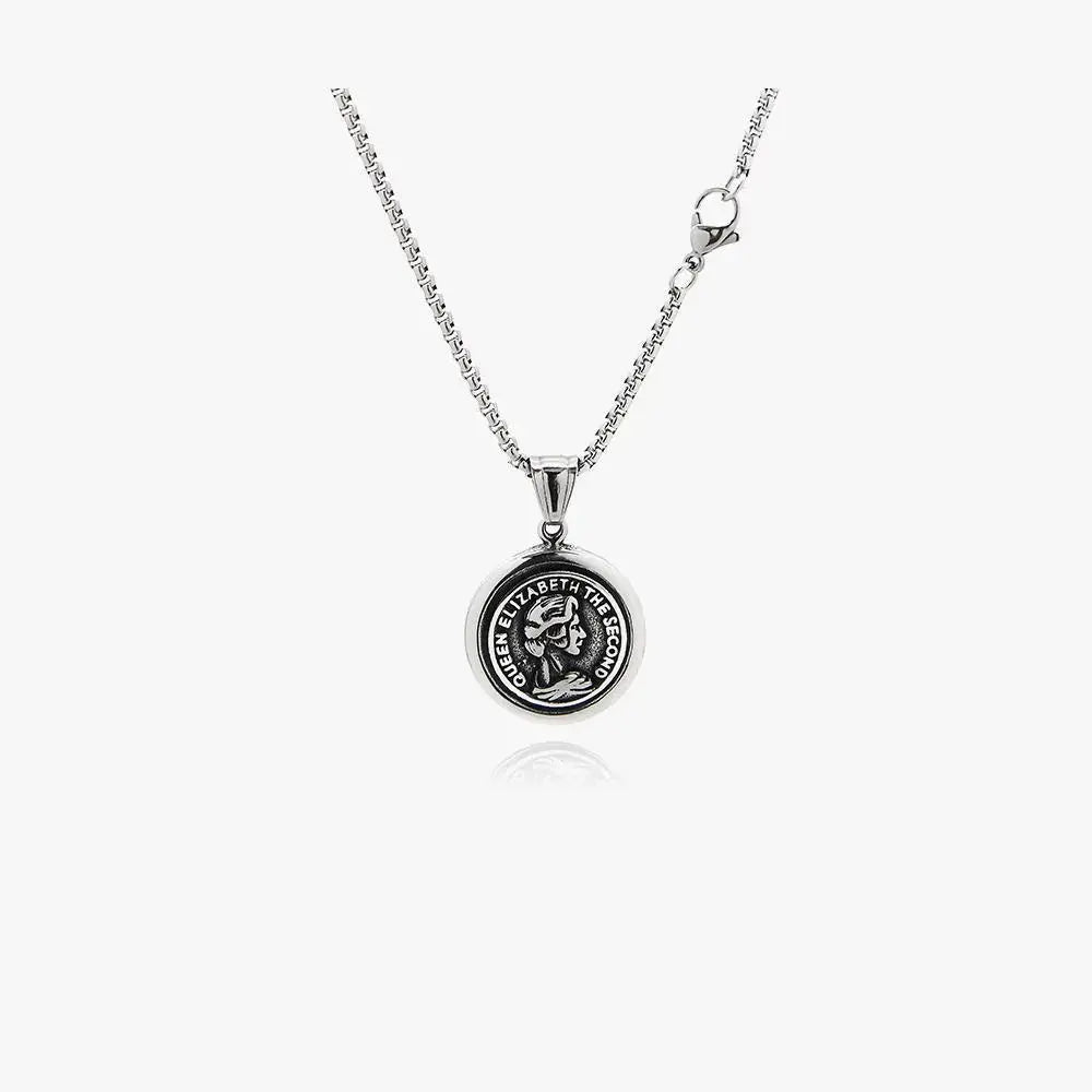 Round Pendant Necklace ArtsKoreanMan