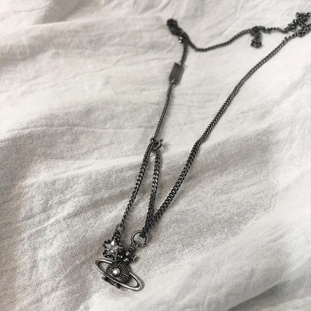 Saturn Pendant Necklace ArtsKoreanMan