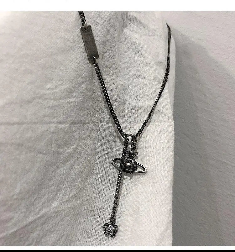 Saturn Pendant Necklace ArtsKoreanMan