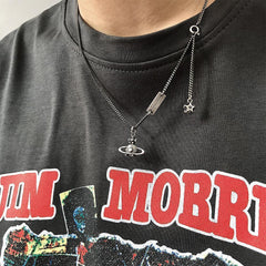 Saturn Pendant Necklace ArtsKoreanMan