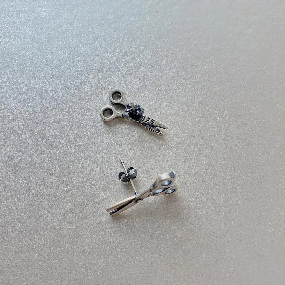 Scissors Stud Earrings ArtsKoreanMan
