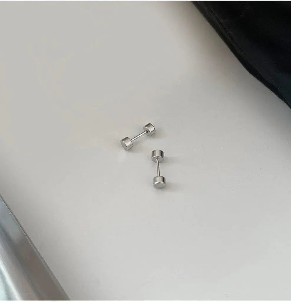 Screw Stud Earrings ArtsKoreanMan