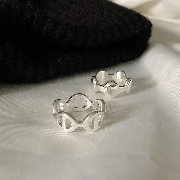 Silver Oval Ring ArtsKoreanMan