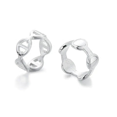 Silver Oval Ring ArtsKoreanMan