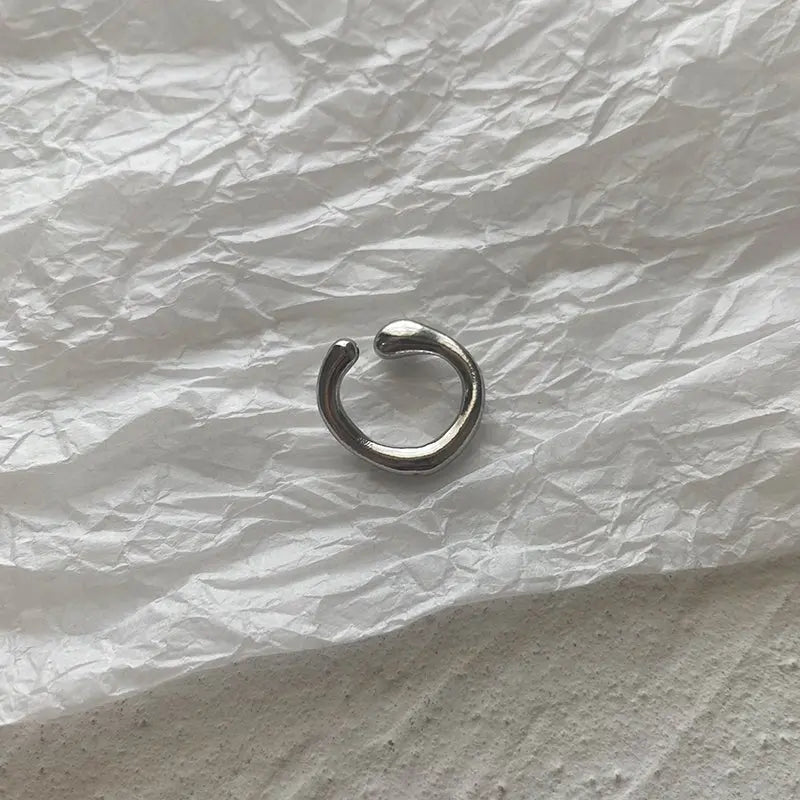 Silver Punk Style Earring Clip Set ArtsKoreanMan