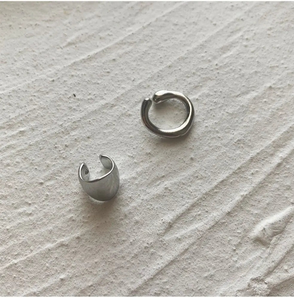 Silver Punk Style Earring Clip Set ArtsKoreanMan