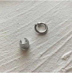 Silver Punk Style Earring Clip Set ArtsKoreanMan