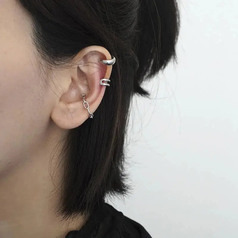 Simple Three-Piece Ear Clip ArtsKoreanMan