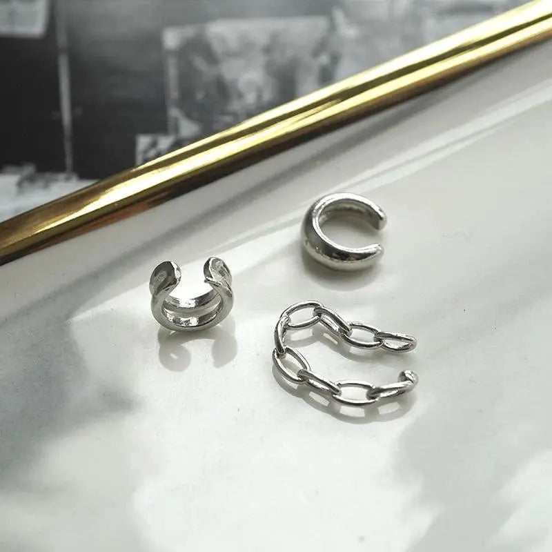 Simple Three-Piece Ear Clip ArtsKoreanMan