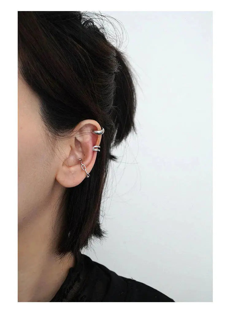 Simple Three-Piece Ear Clip ArtsKoreanMan