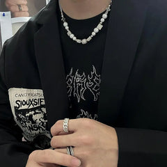 Skull Necklace & Bracelet ArtsKoreanMan