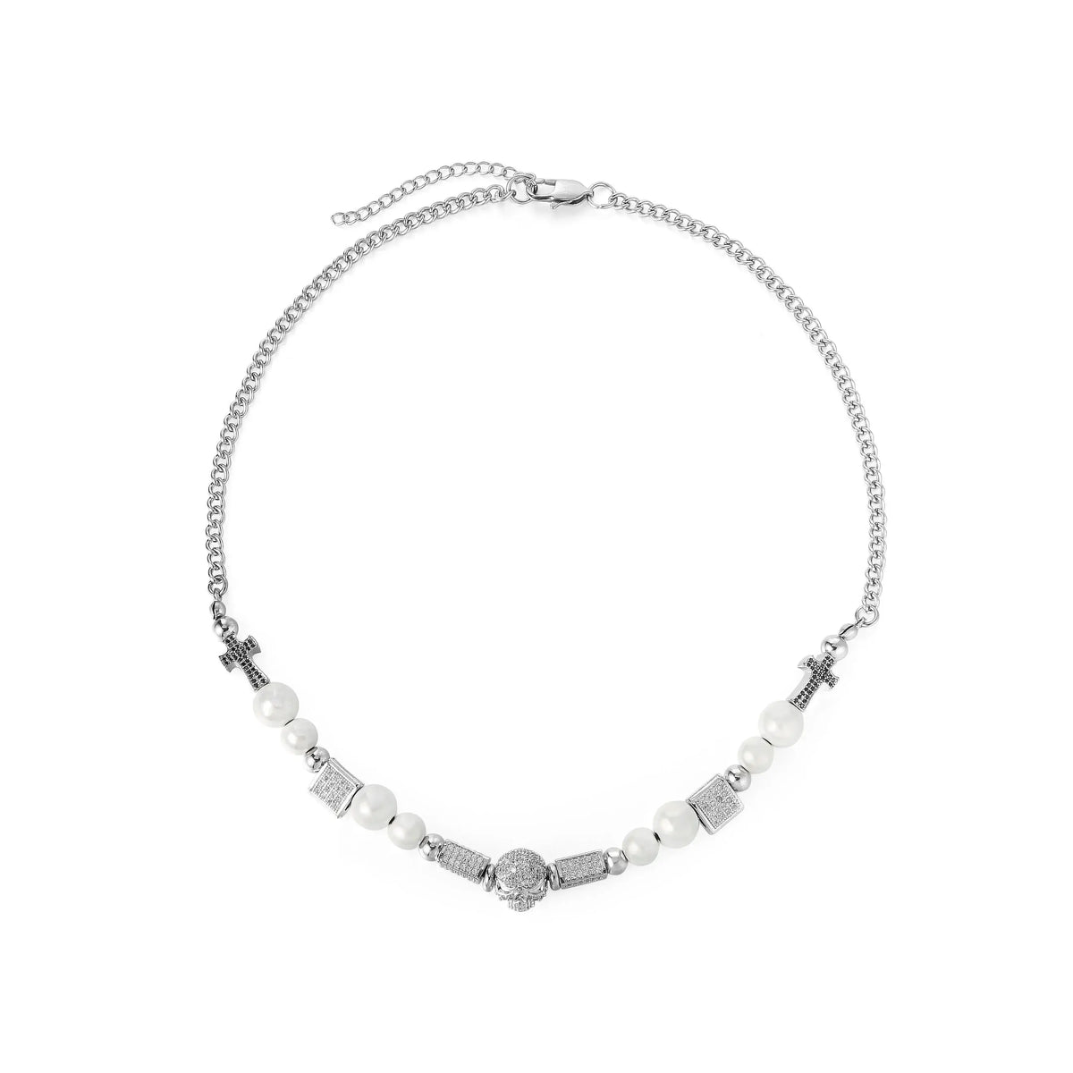 Skull Necklace & Bracelet ArtsKoreanMan