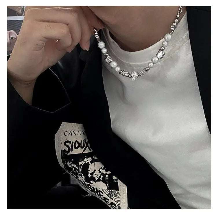 Skull Necklace & Bracelet ArtsKoreanMan