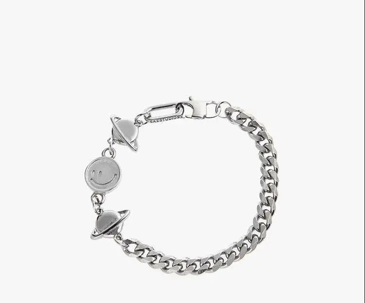 Smiley Stitching Bracelet ArtsKoreanMan