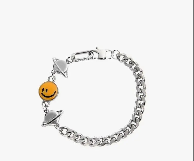 Smiley Stitching Bracelet ArtsKoreanMan