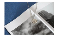 Smiley Sun Pendant Necklace ArtsKoreanMan