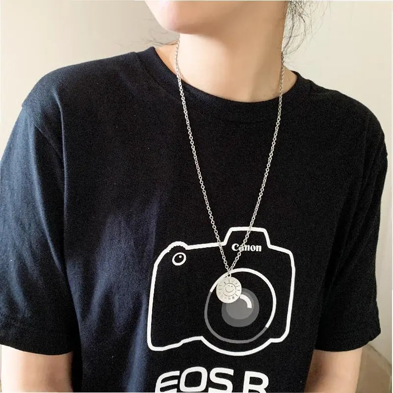 Smiley Sun Pendant Necklace ArtsKoreanMan