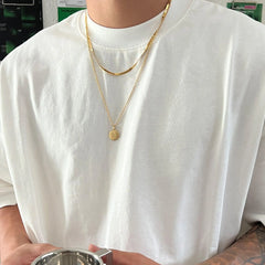 Snake Bone Chain Necklace ArtsKoreanMan