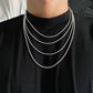 Sparkling Silver Chain Necklace