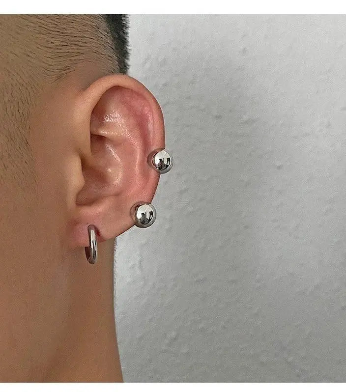 Spherical Shape Earring Clip ArtsKoreanMan