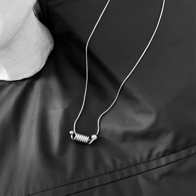 Spiral Design Necklace ArtsKoreanMan