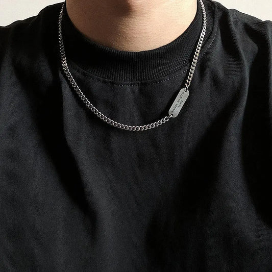 Square Clavicle Chain ArtsKoreanMan