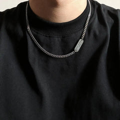 Square Clavicle Chain ArtsKoreanMan