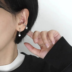 Square Cube Earrings ArtsKoreanMan