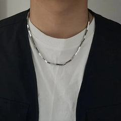 Square Stitching Necklace ArtsKoreanMan