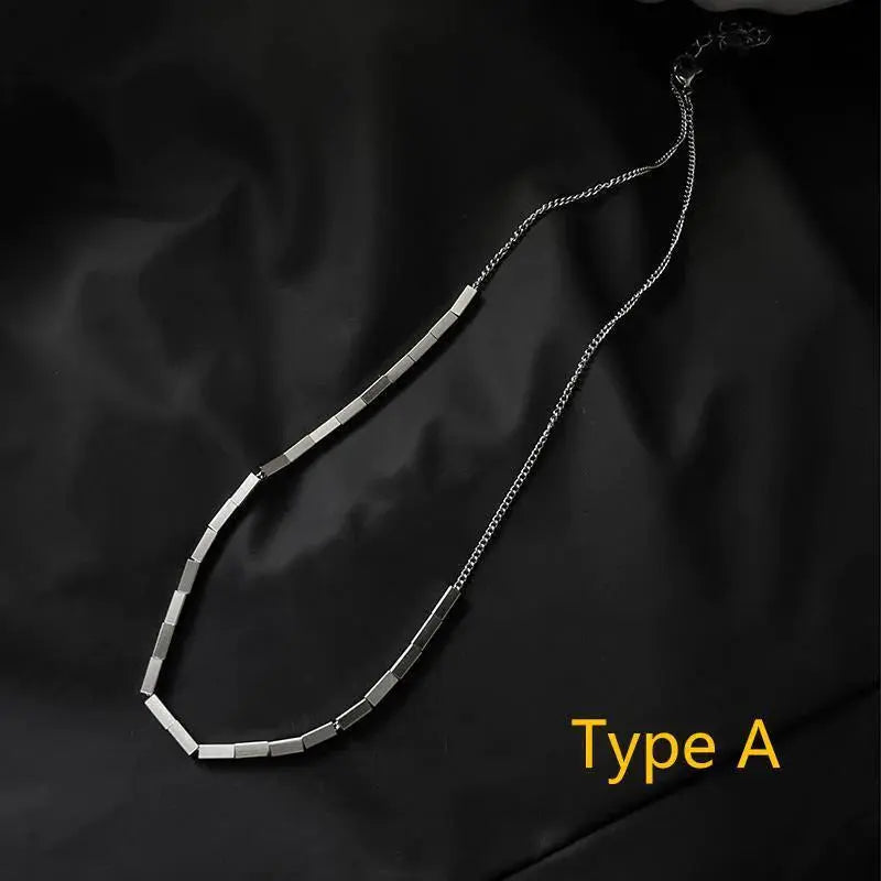 Square Stitching Necklace ArtsKoreanMan