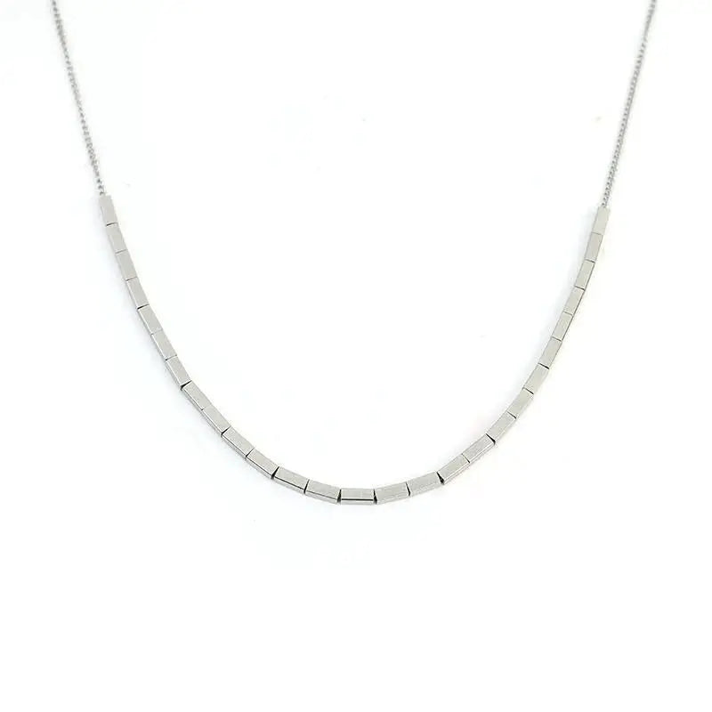 Square Stitching Necklace ArtsKoreanMan