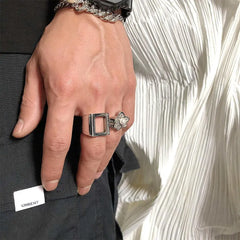 Square Hollow Ring ArtsKoreanMan