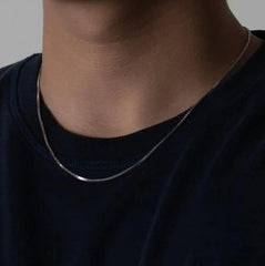 Sterling Silver Basic Chain Necklace ArtsKoreanMan