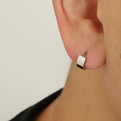 Sterling Silver Hoop Earrings ArtsKoreanMan