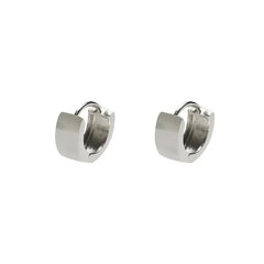 Sterling Silver Hoop Earrings ArtsKoreanMan