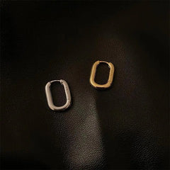 Sterling Silver U-Shaped Earrings ArtsKoreanMan