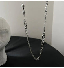 Stitched Pearl Necklace ArtsKoreanMan