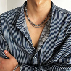 Stitching Beads Necklace ArtsKoreanMan