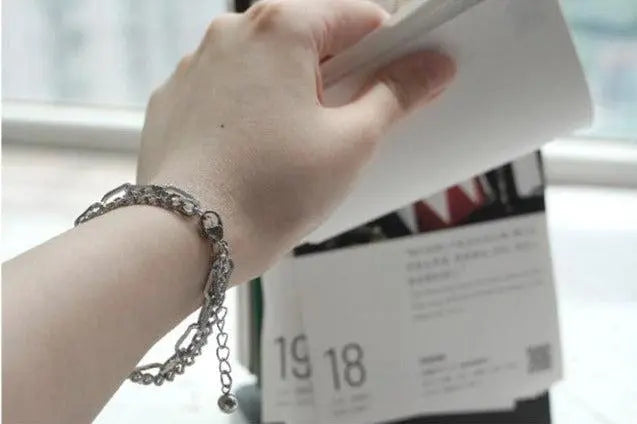 Stitching Double Layered Bracelet ArtsKoreanMan