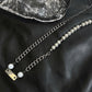 Stitching Pearl Necklace