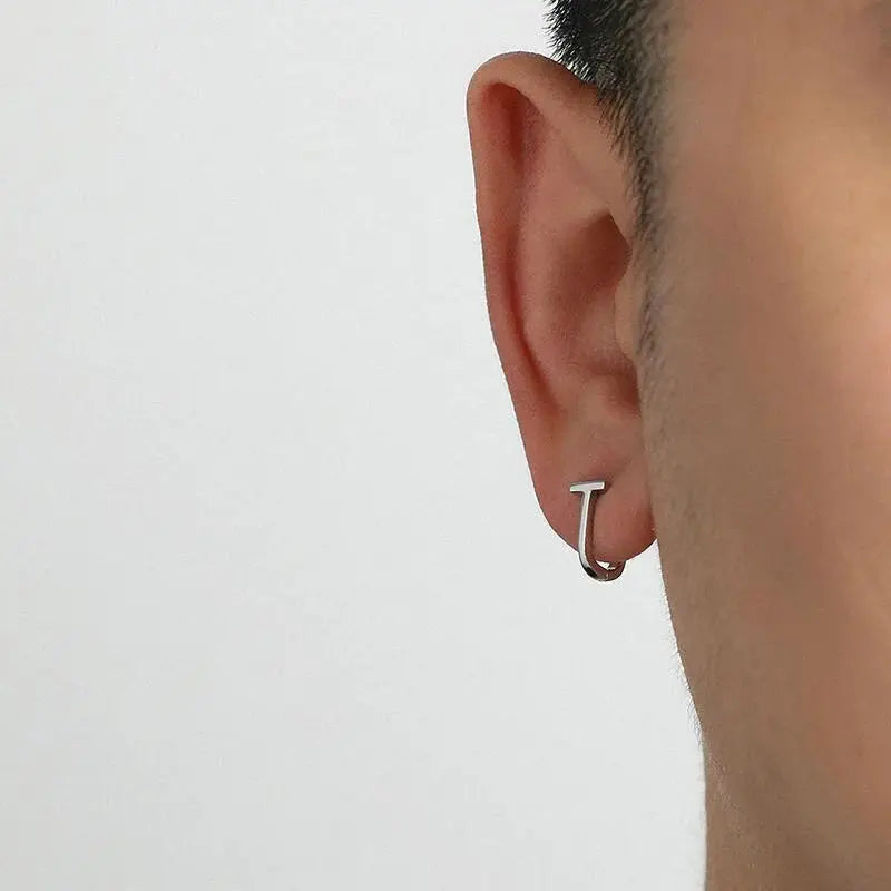 T-Shape Earrings ArtsKoreanMan
