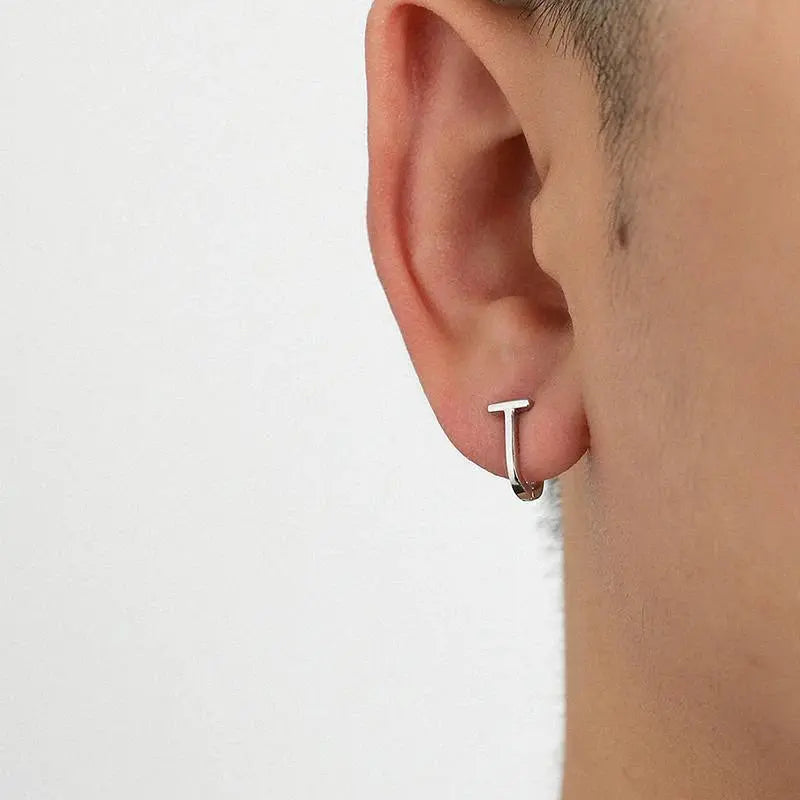 T-Shape Earrings ArtsKoreanMan