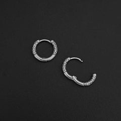 Textured Hoop Earrings ArtsKoreanMan